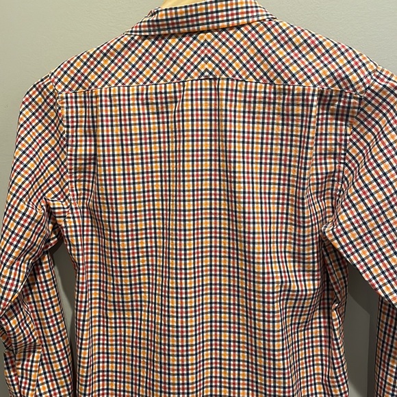 Orange plaid big boys (size 16) button down - Picture 5 of 5